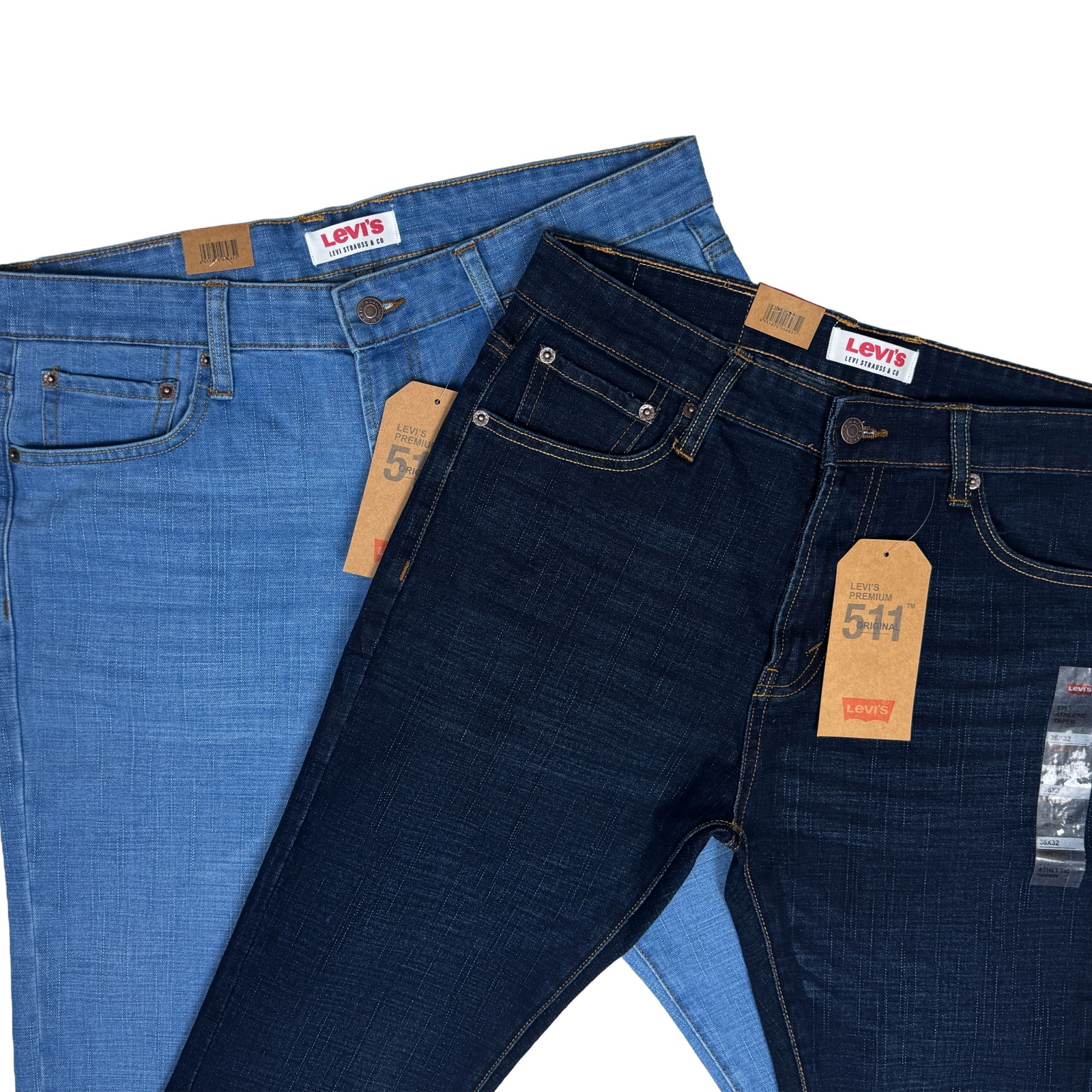 Levis Cross Denim Pant Deep Wash Light wash Combo